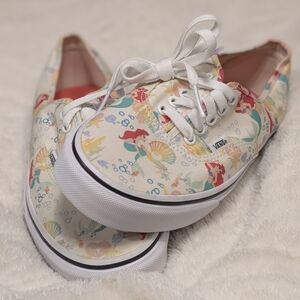 Vans x Disney Ariel Little Mermaid Sneakers Women’s 8 Rare Collab New!